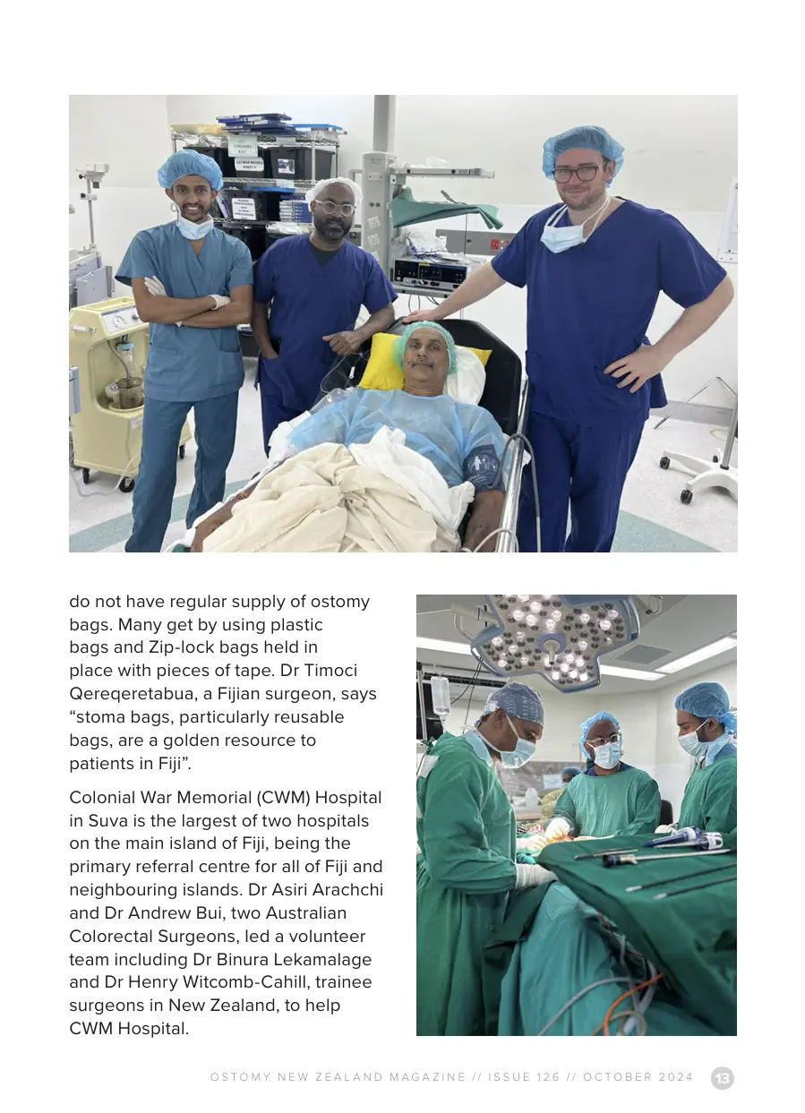 Page 12 of OSTOMY NEW ZEALAND MAGAZINE // ISSUE 126 // OCTOBER 2024